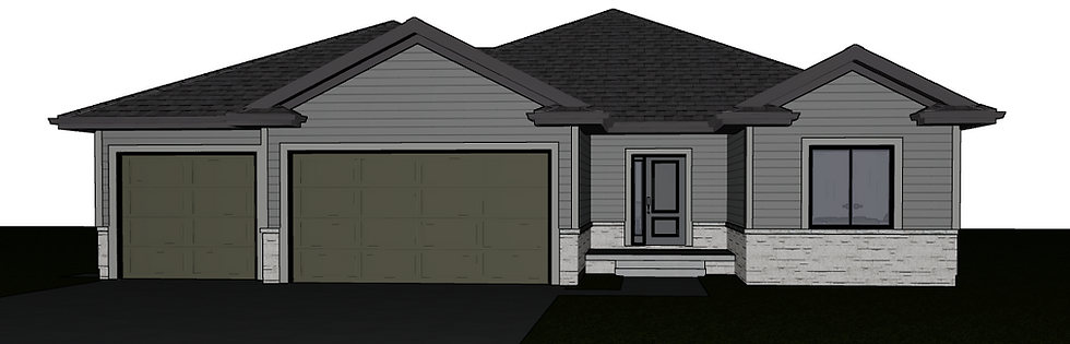 The Ridgeline exterior selections by Cadence Homes featuring siding, roofing, and trim options for modern Nebraska homes.