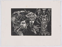 34_Child musicians_Wood engraving_8.5x12