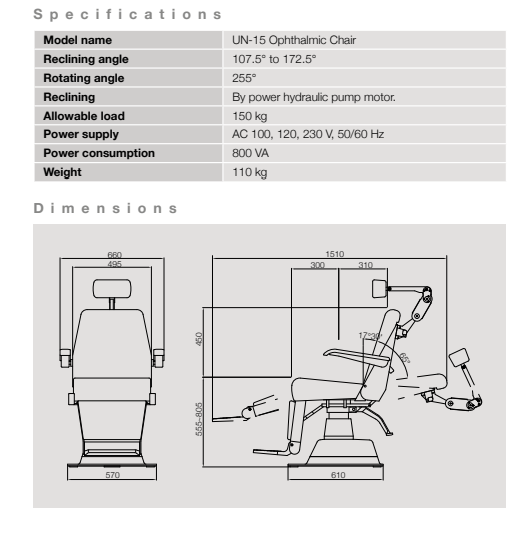Miniature : UN-15 Fauteuil à bascule manuel
