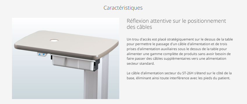 Thumbnail: ST-26T et ST-26H Table élévatrice