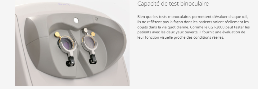 Thumbnail: Analyseur de contraste pré/post-Op Cataracte et Chir Réfractive