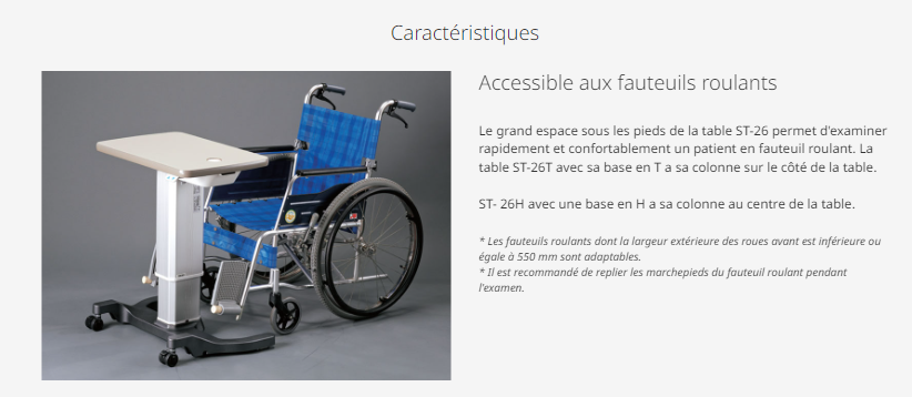 Thumbnail: ST-26T et ST-26H Table élévatrice