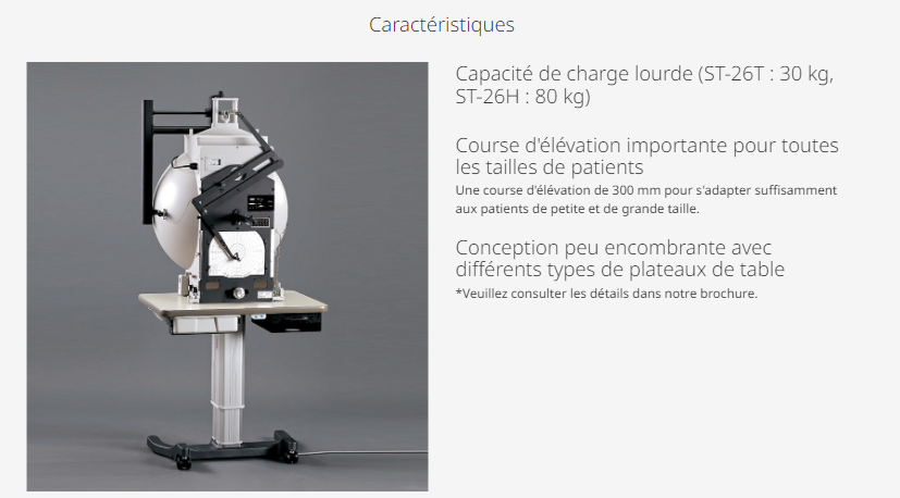 Thumbnail: ST-26T et ST-26H Table élévatrice