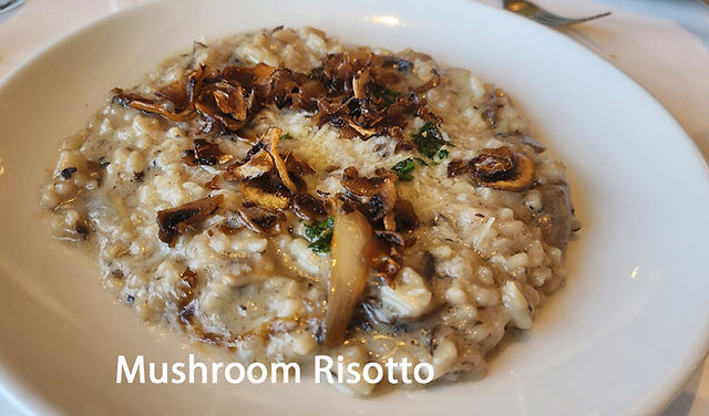 mushroom risotto