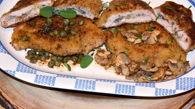 Enjoy Stuffed, Pan-Fried Pheasant; Delicious, Moist & Tender with Two Winning Sauce Options