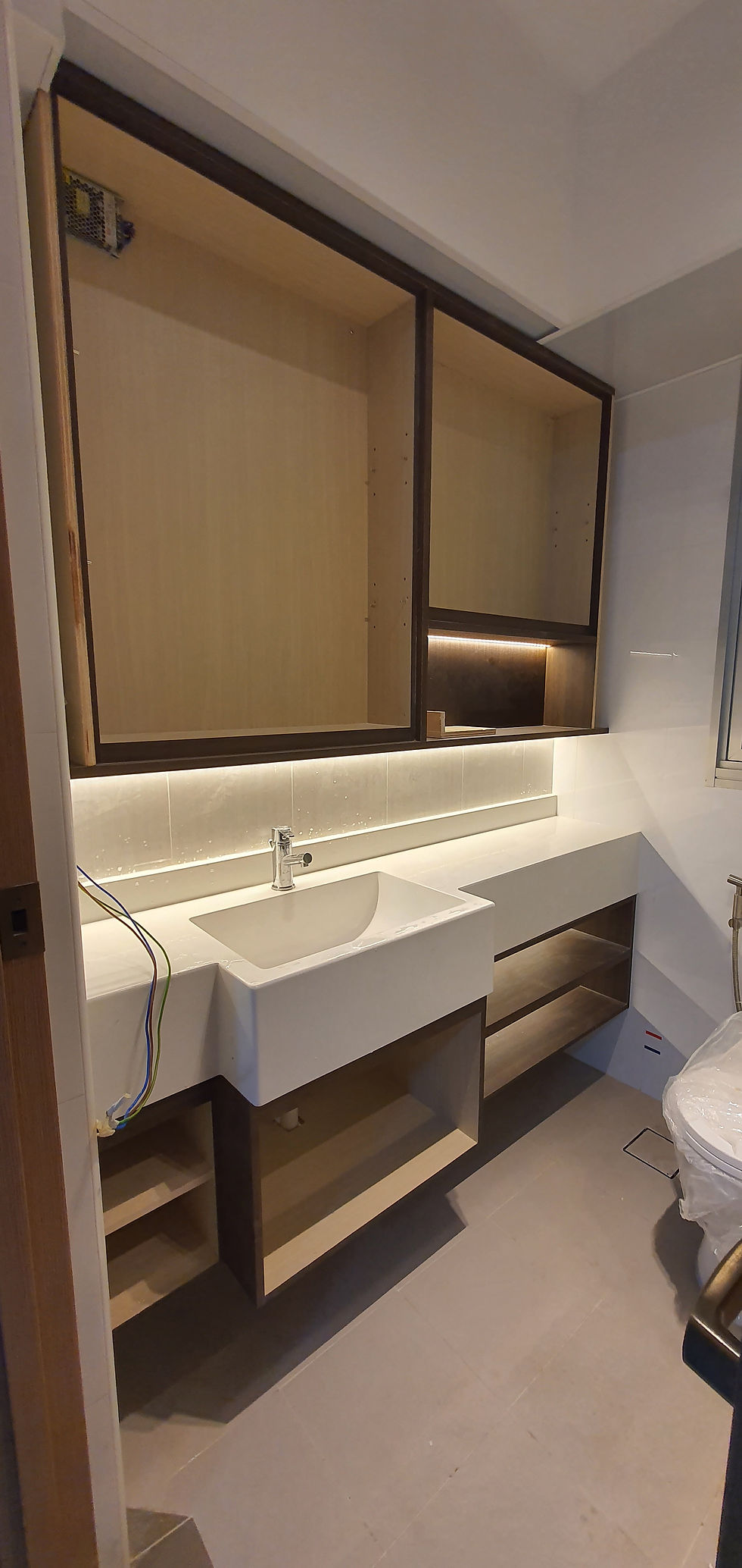 Thumbnail: Carpentry - Customized Toilet Vanity Cabinet (Min.5FT)