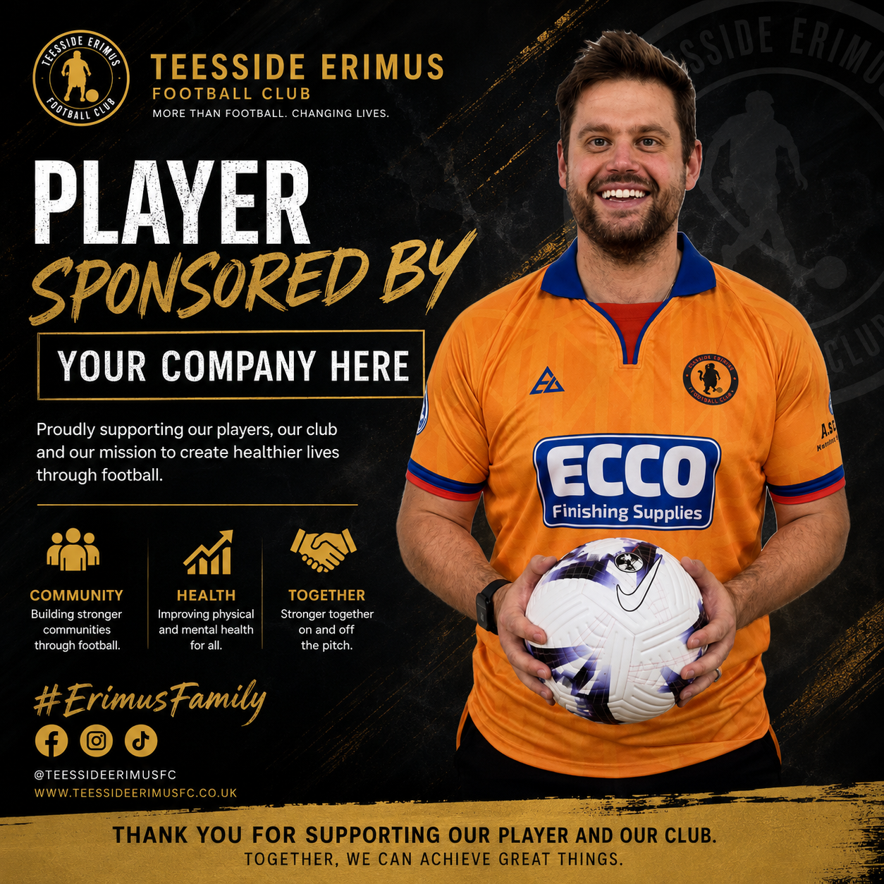 Player Sponsorship - Renewal