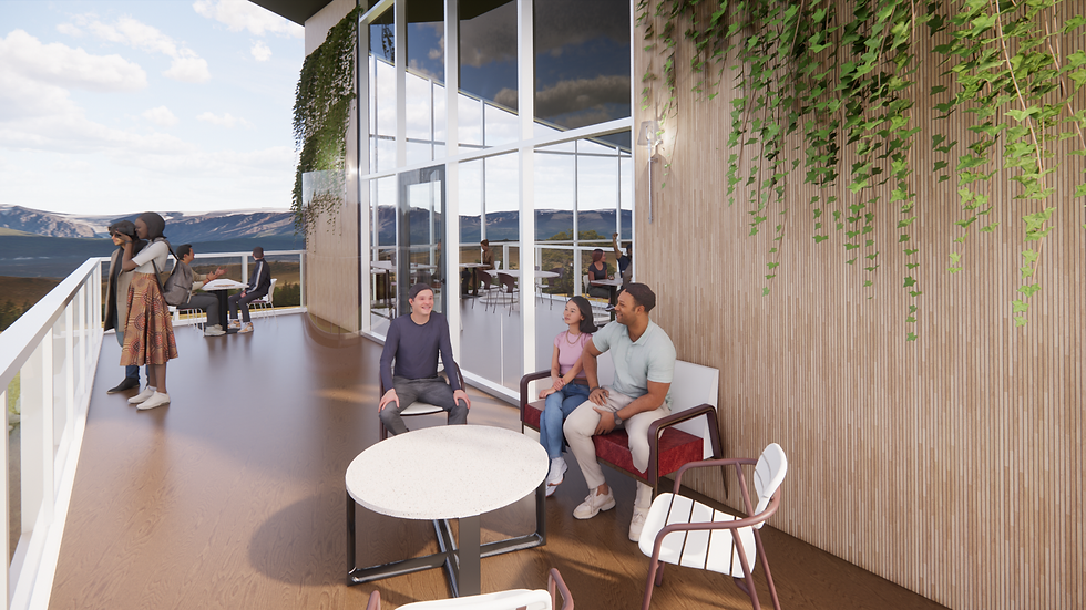 Upstairs Outdoor Dining