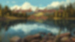Illustrative Lake Landscape