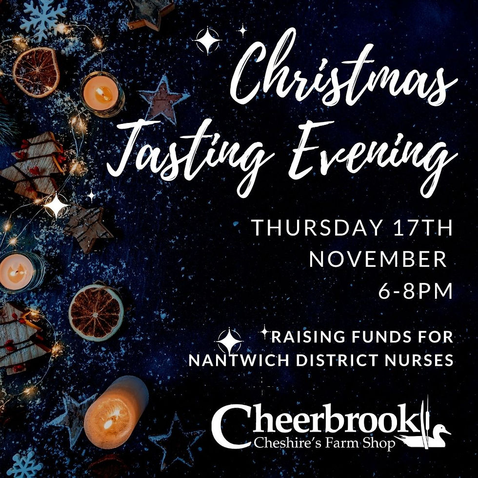 Cheerbrook Farm Shop Christmas Tasting Evening