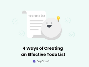 4 Ways of Creating an Effective Todo List