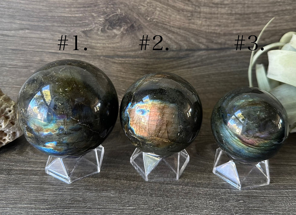 Thumbnail: Labradorite Sphere With Base 