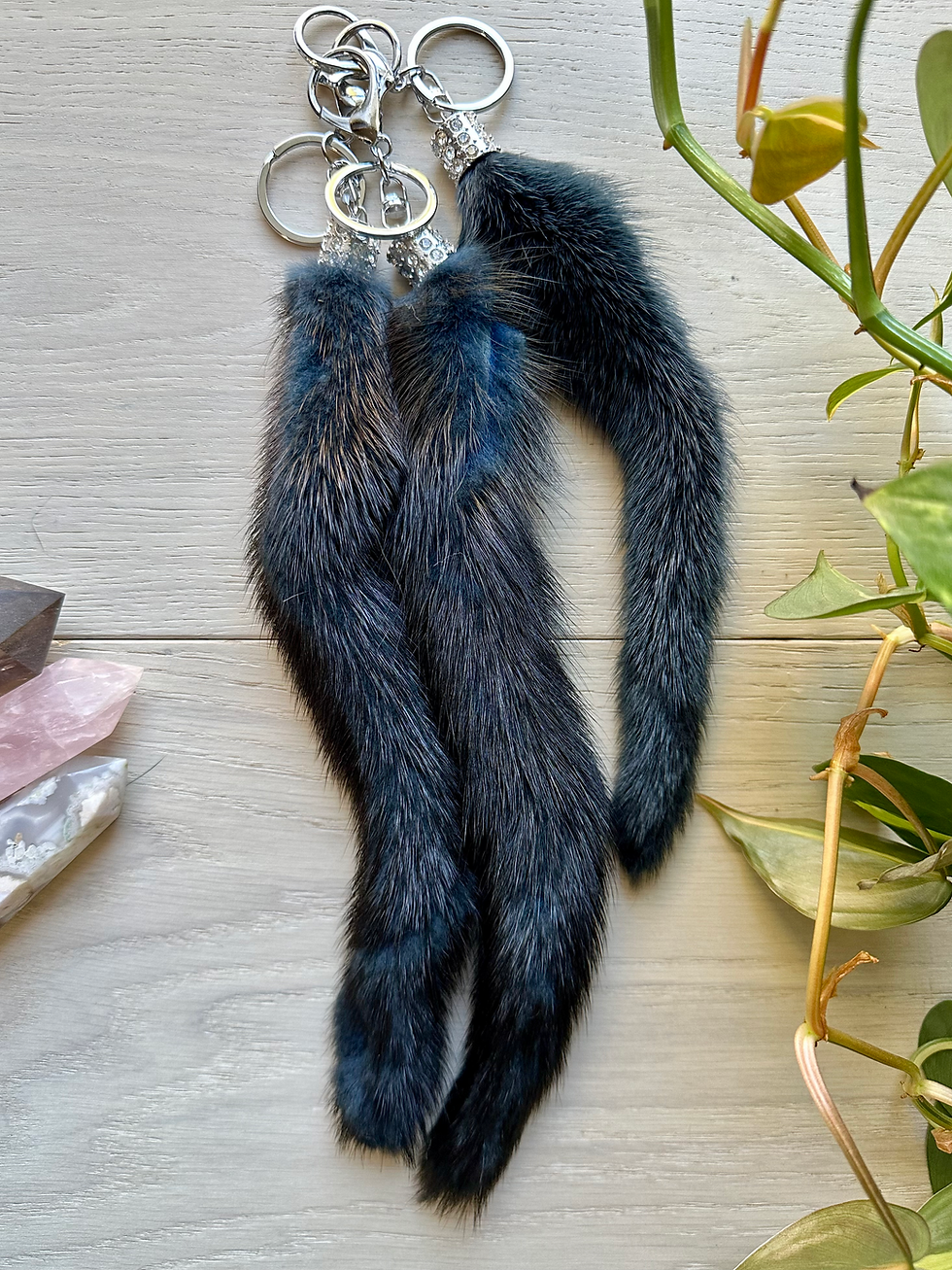 Thumbnail: Mink Tail Keychain 