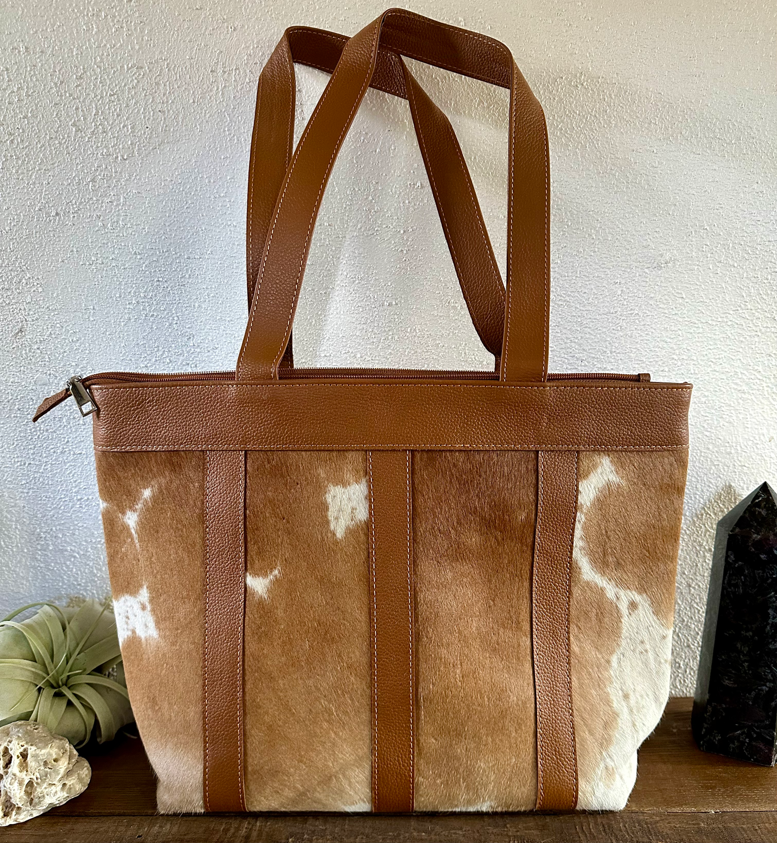 Cowhide Tote / Travel Bag 