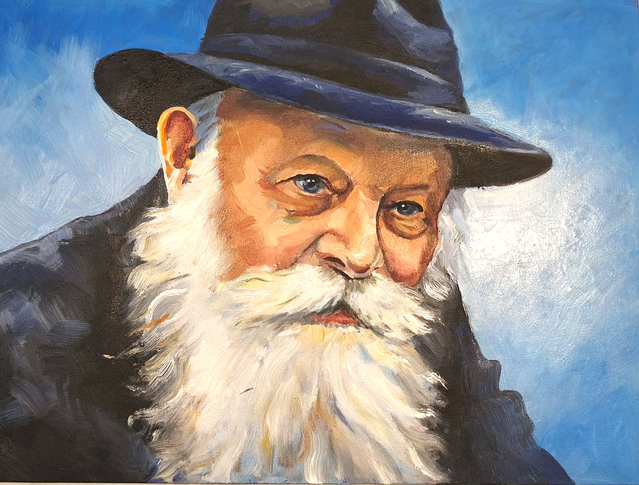 ציור של הרבי מלובביץ