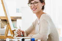 Beautiful Young Artist