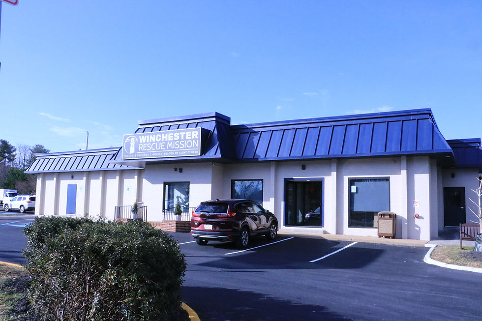 Our commitment to our community can be seen in our partnership with local non-profits like Winchester Rescue Mission. In 2021, Winchester Rescue Mission came to us with a vision and a property on Valley Avenue - a former industrial building with potential to become something transformative.