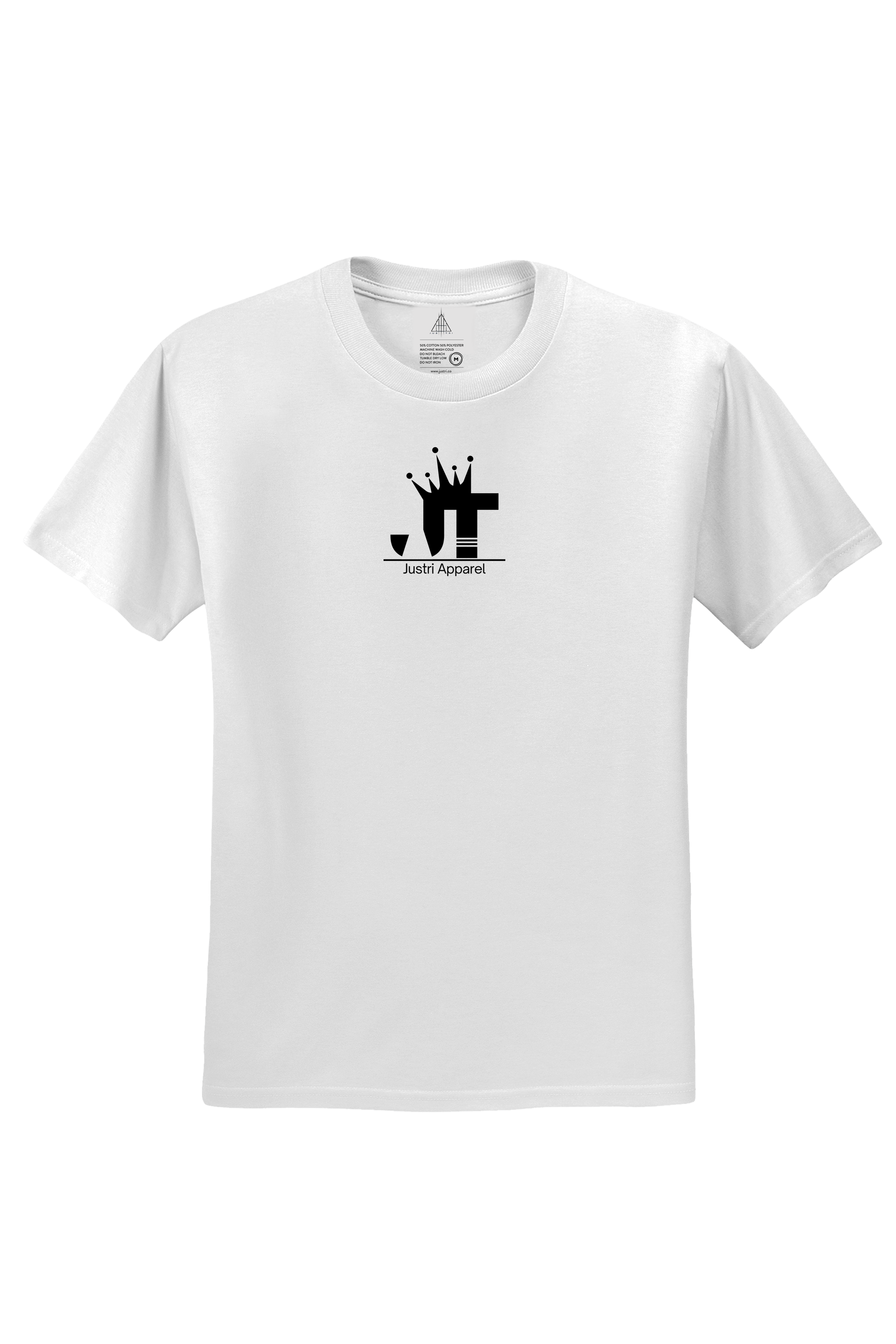 Justri Crown Black on White