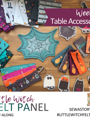 Little Witch Felt Party Panel SAL: Week 4