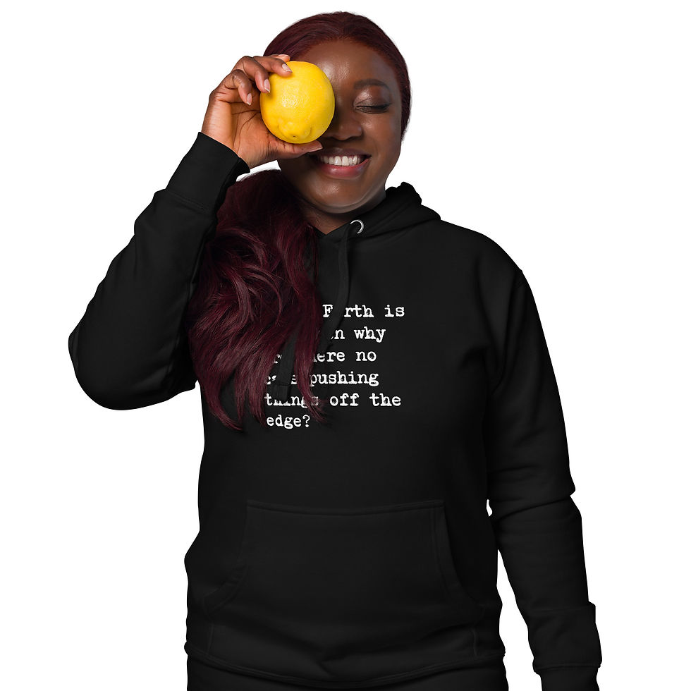Thumbnail: IF THE EARTH IS FLAT - Unisex Hoodie
