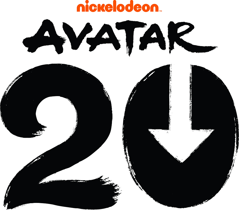 לוגו חגיגות 20 שנה לאוואטר כשף האוויר האחרון