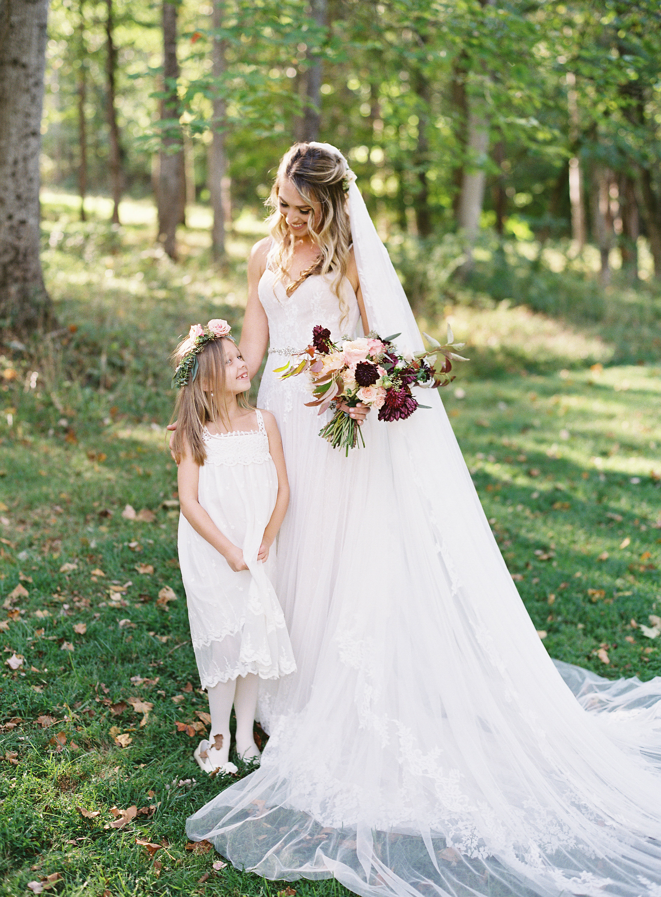 Bride & Flower Girl