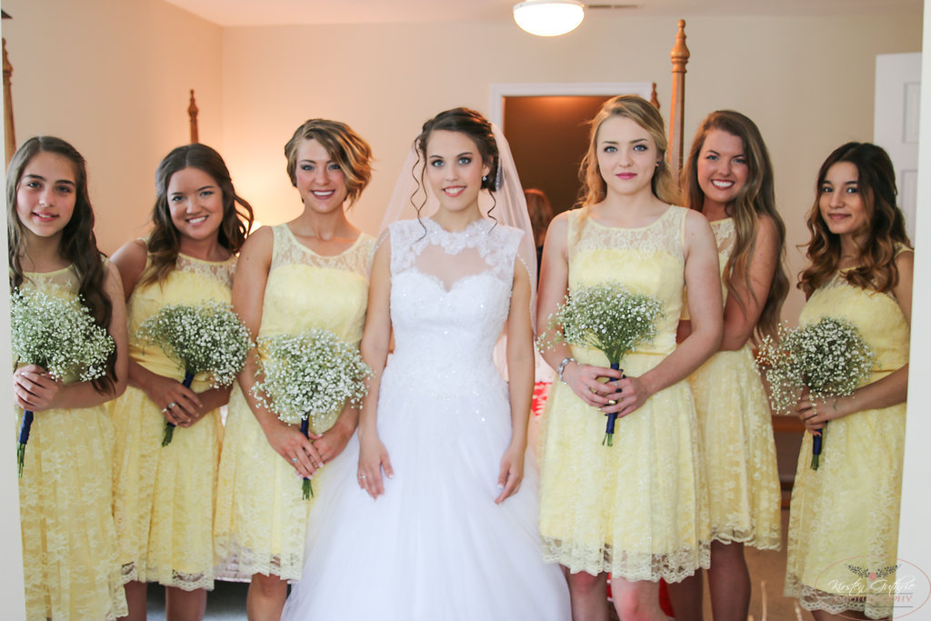 The Bride & Her "Maids"