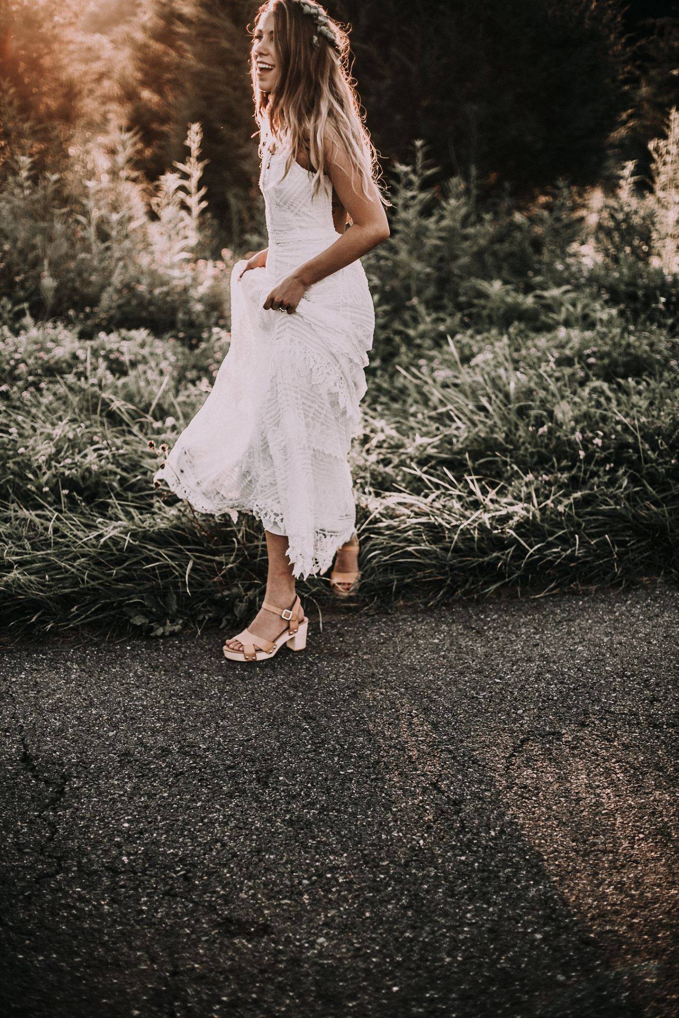 Kaelyn on her wedding day