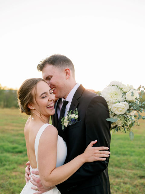 Sunset Wedding in Huntsville Alabama