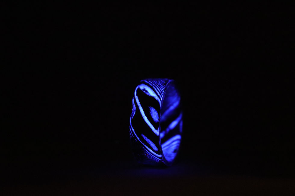 Thumbnail: Twist Damascus Glow Ring