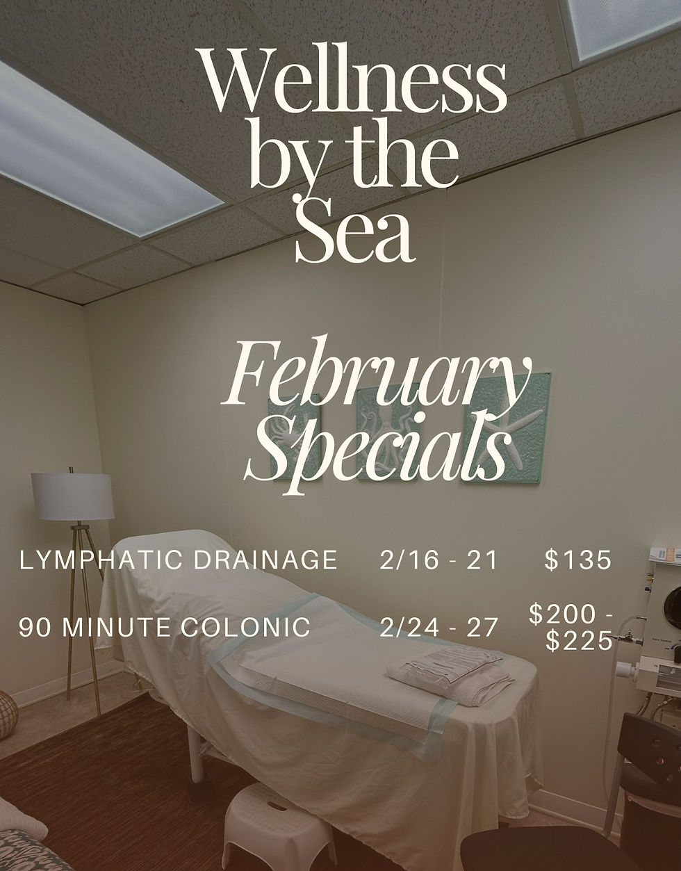 February Specials (discounts taken off in office)