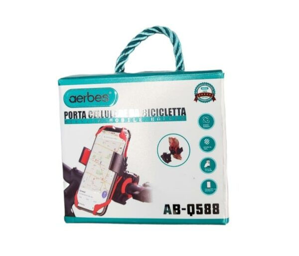 Thumbnail: Aerbes AB-Q588 Silicon And PC Material Bicycle Cellphone Holder