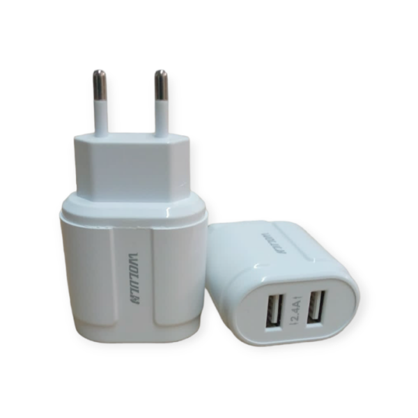 Thumbnail: Wolulu AS-51453 Dual USB Wall Charger 2.4A