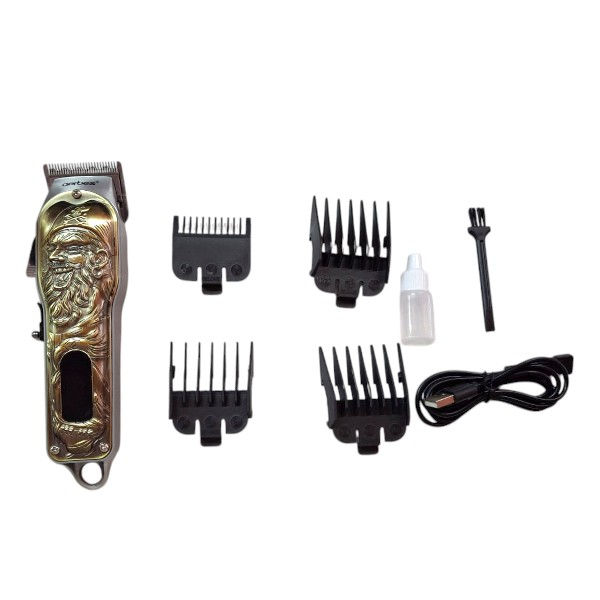 Aerbes AB-LF50 Gold Electric Hair Clipper With LED Display