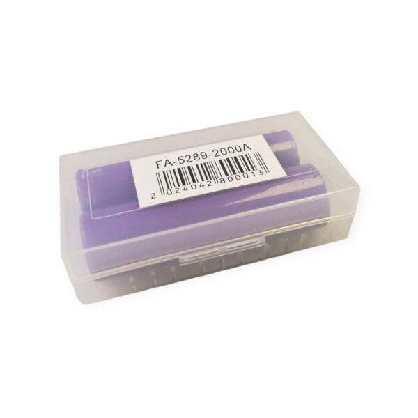 Thumbnail: FA-5290-2000A Rechargeable 18650 Batteries 2Pieces 2000Mah