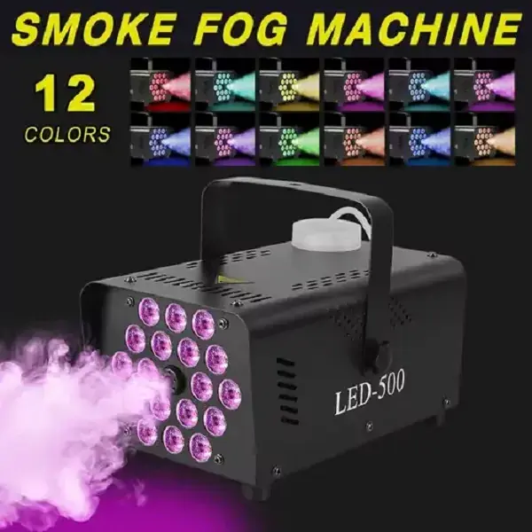 Thumbnail: LED-500 2 in 1 Smoke Fogger With 18 LED Stage And Remote Controls