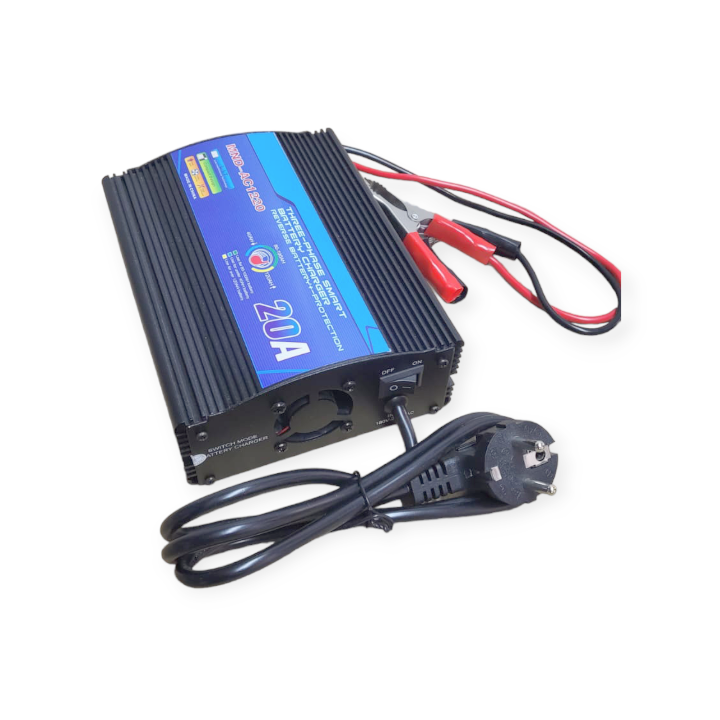 Thumbnail: MND-20A Black Shell Three Phase Smart Battery Charger 20A
