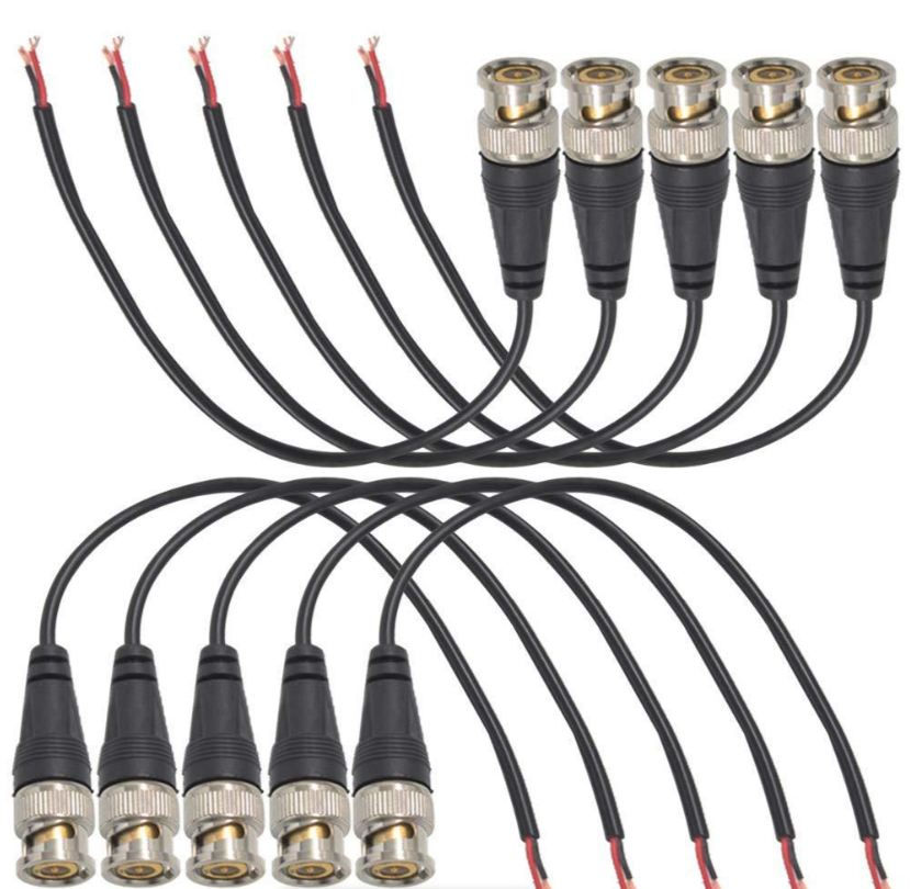 Thumbnail: XF0574 BNC Connector Plug Male Tail Line 50PCS