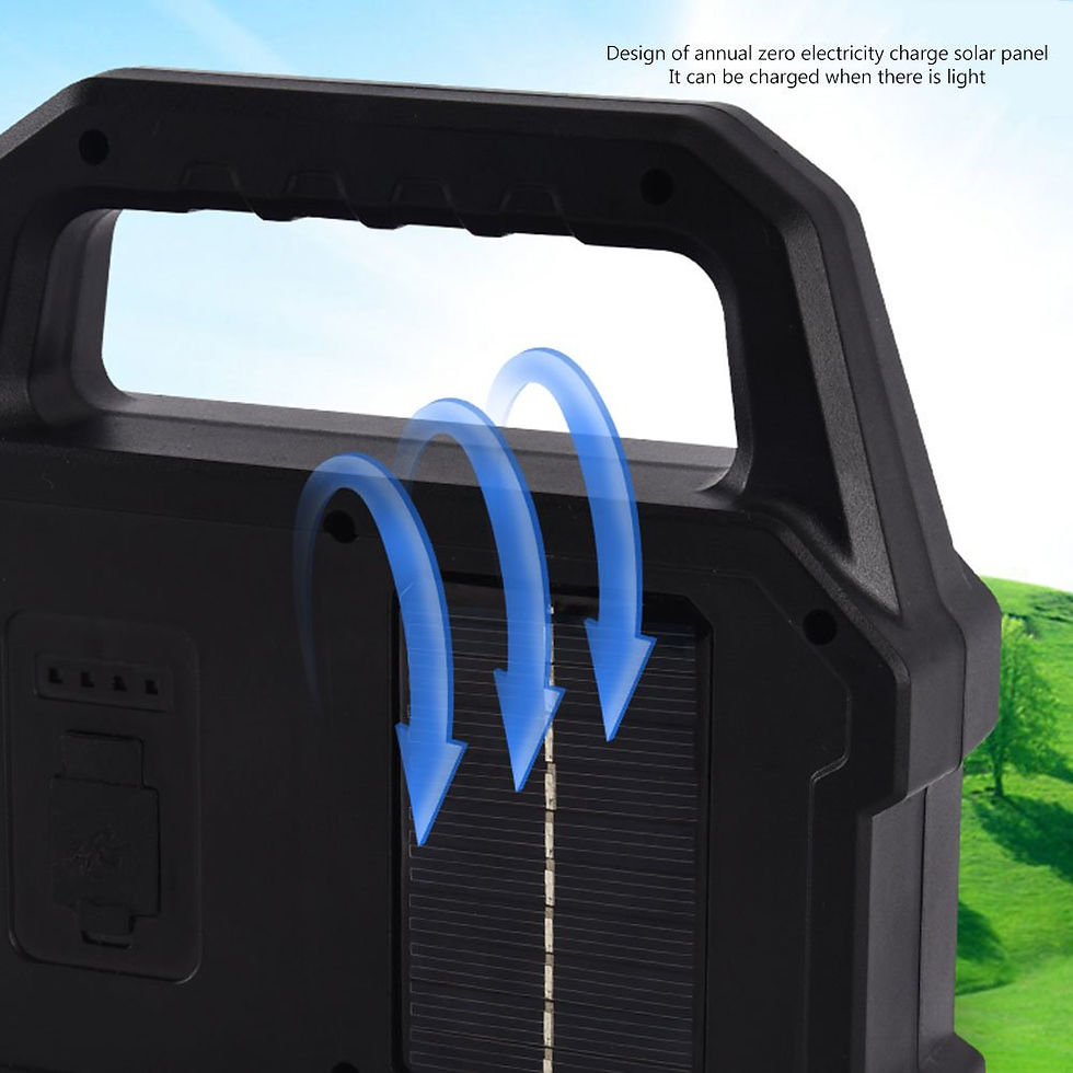 Thumbnail: FA-XF-528A Rechargeable Solar Powered Portable COB Light