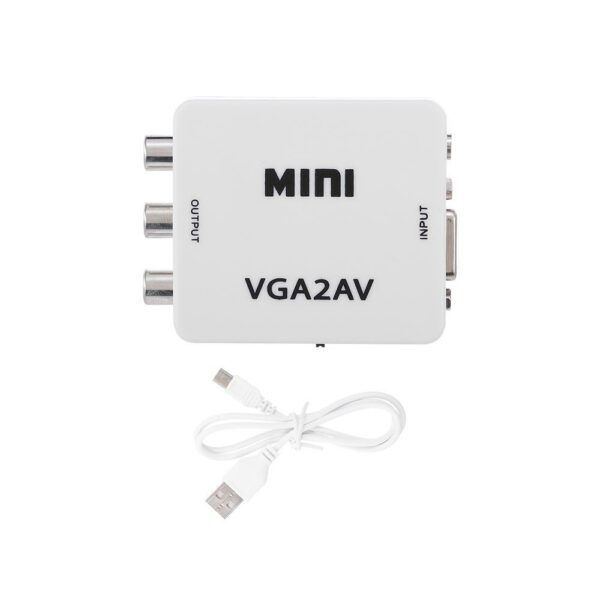 Thumbnail: Treqa HDV-555 VGA To AV Converter Adapter
