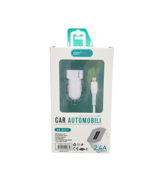Thumbnail: AB-Q537i USB iPhone Compatible Car Charger