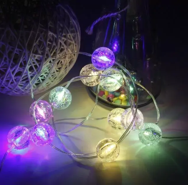 Thumbnail: SE-Q05 Led RGB Bubble Decorative String With App And Remote Control 10M