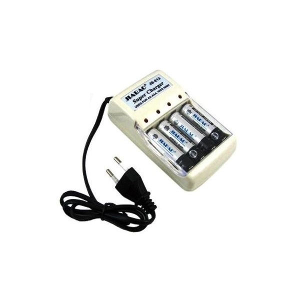 Thumbnail: Jiabao JB-212 Battery Charger For AA/AAA with 4 x AA Batteries