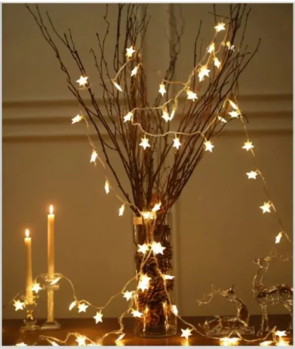 Thumbnail: JG3108 5M Battery Operated Star Christmas String Light