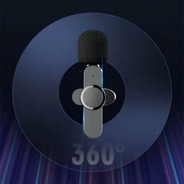 Thumbnail: K8 Wireless Lavalier Portable Audio Video Recording Mini Microphone