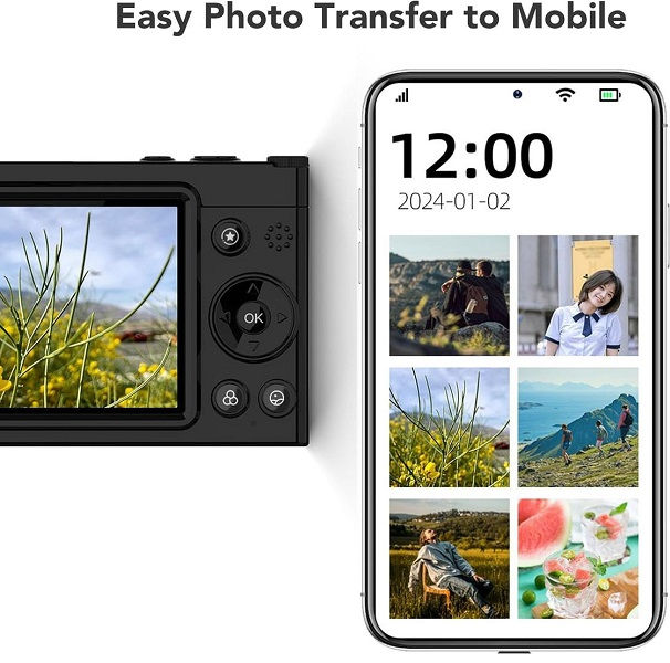 Thumbnail: D7 4K Wifi Digital Camera 64mp