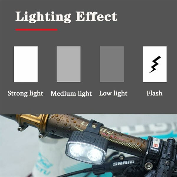 Thumbnail: Aerbes AB-ZX02 Mini Bicycle Front Light 260mah Battery White