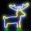 Thumbnail: FA-A25 LED Reindeer Neon Sign Lamp USB And Battery Operated