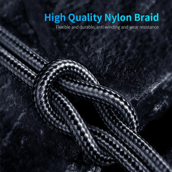 Thumbnail: Treqa CA-847 Magnetic 3 in 1 Cable Type C. Lighting And V8 3.4A
