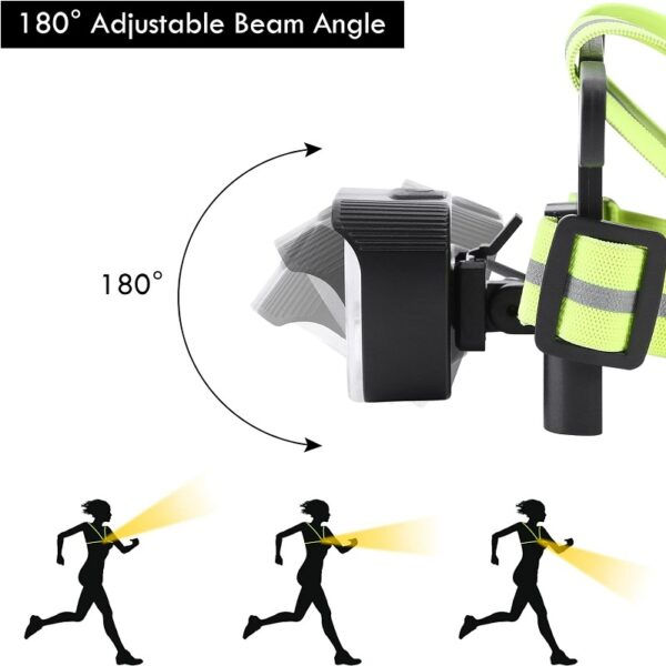 Thumbnail: Aerbes AB-TD12 Rechargeable 2000mAh LED Running Chest Strap Light